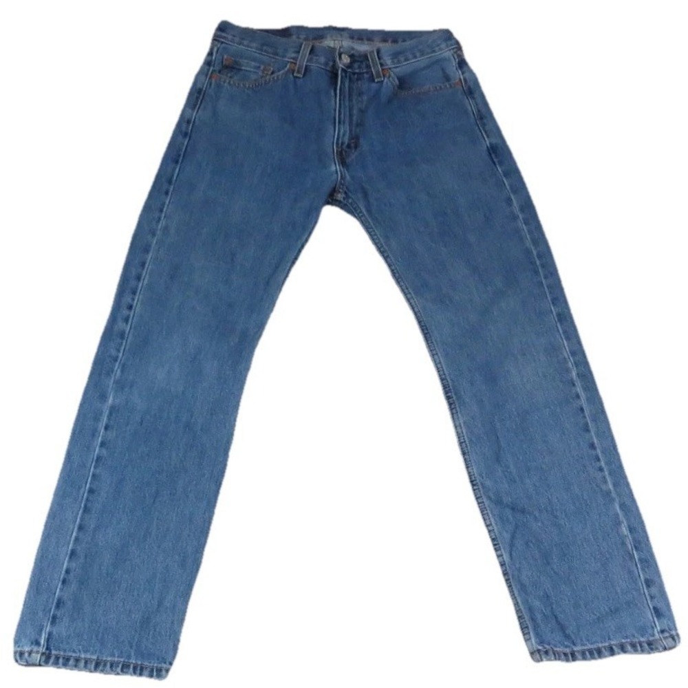 VTG Levis‎ 505 Jeans Mens 30x30 Blue Straight Leg Cotton Tab Denim Classic Fit